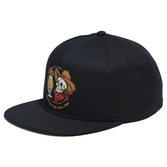 Vans Off The Wall Men's Hat The Coldest In Town Snapback Cap in Black - Picture 1 of 3